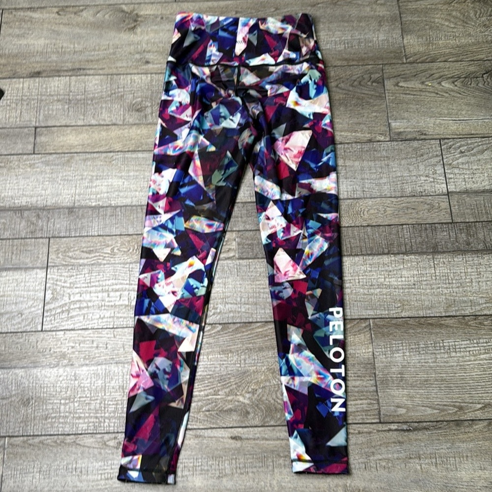 Peloton Colorful Abstract Pattern Reversible Legg… - image 2